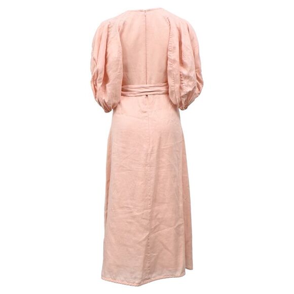 chinese dress ladies Zimmermann Rosa Striped Midi Dress Pink Rose Piro main image 0